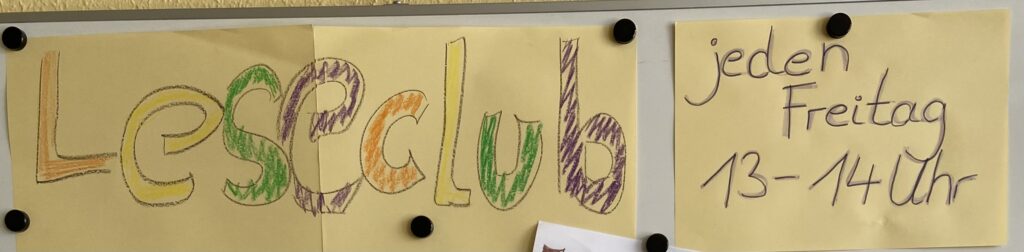 Leseclub für unsere Jüngsten