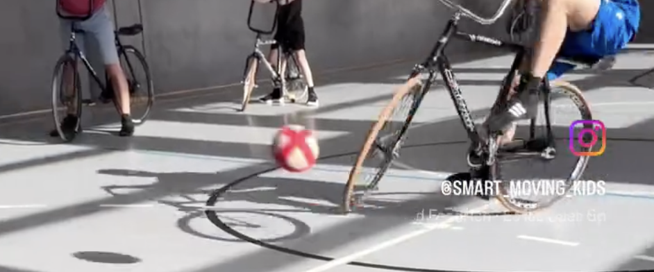 Besuch der smart moving kids beim Radball